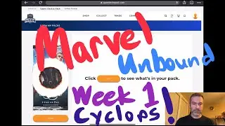 Marvel Unbound 2022 Week 1 Pack Opening! Cyclops Upper Deck e-Pack comic trading cards by fred.ian