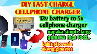 diy cellphone charger using 12v battery