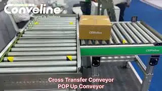 Cross Transfer Conveyor, Pop Up Conveyor, 90 degree transfer conveyor