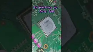 how to apply thermal paste on an xbox 360 #xbox360