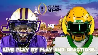 #12 James Madison Dukes vs #5 Oregon Ducks Live Play-By-Play & Reactions : CFP First Round Game