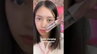 color changing blush serum from Cloudbeauty☁️🩵 #makeup #blush #ugcbeauty