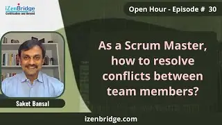 As a Scrum Master, how to resolve conflicts between team members?