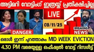 🔴LIVE: BIGG BOSS MALAYALAM S7 FINALE WEEK OFFICIAL HOTSTAR VOTING RESULTS TODAY @4.30 PM | #bbms7