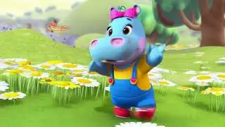 Happy Hippo Song for Kids | Fun Animal Rhyme for Toddlers 🦛🎶