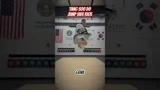 Tang Soo Do Jump Side Kick