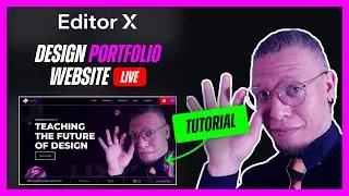 Editor X Tutorial | Portfolio Homepage | Daily Design Challenge