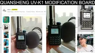 QUANSHENG UV-K1, HF & Bluetooth MOD BOARD mini Kong