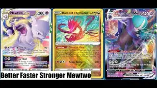 Radiant Eternatus Deck, MEWTWO VSTAR & Shadow Rider Calyrex Vmax Version!