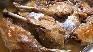 HUSA na pekáči - zkrácený recept