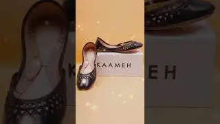 Fanah Black Khussa | Sh0193 | Shoes | Brand: Kaameh #shoes #khussacollection #fashion #stylish #you
