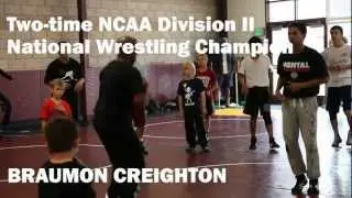 Creighton School of Wrestling Clinic at M-A high school