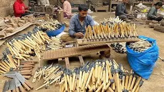 Amazing Process of Making Bobbins To Use Weaving Power Looms || Secret Wood Working Ideas
