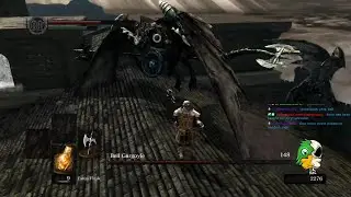 Dark Souls 1 - Defeating Capra Demon & Bell Gargoyles!