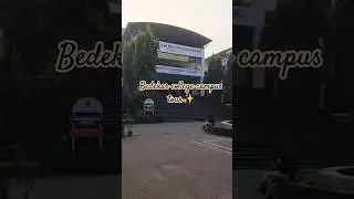 bedekar college 👩&zwj;🎓✨.  #campus #campuslife #campustour #college #life #peace #thane #tmc #morning