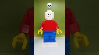 I Turned my LEGO figure into skeleton... #lego#legomoc