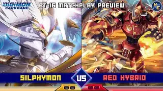 Silphymon vs Red Hybrid -- BT-16 Matchplay Preview