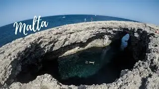 Freediving Awesome Caves in Malta | GoPro
