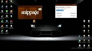 How to create widget on desktop to check bitcoin/altcoin price