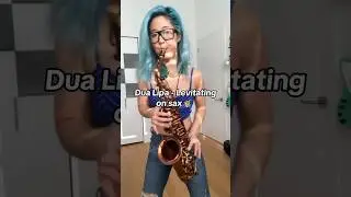 Jamming on Levitating by the one and only Dua Lipa 🕴️🖤 #sax