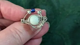 Fidget Ring with Focal Bead Tutorial