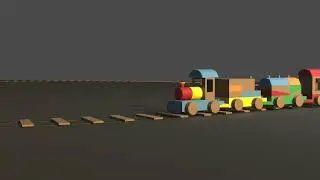Toy Train animation (Blender)