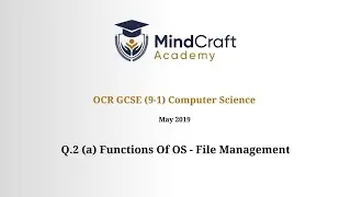 Functions of OS - File Management  | OCR GCSE (9-1) Computer Science
