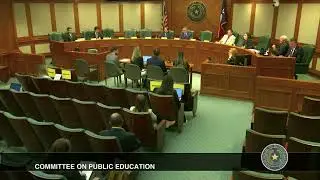 President Jennifer Easley Testifying at the House Public Education Committee Interim Hearing
