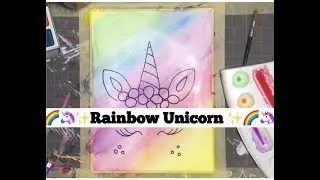 EASY Rainbow Unicorn Art Project Tutorial