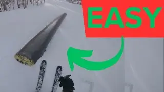 Hitting Rails on skis is EASY: How to hit a Down Rail on Skis