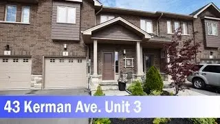 Town House for Sale 43 Kerman Ave. Unit 3, Grimsby, Ontario