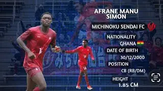 HIGHLIGHTS OF AFRANE MANU SIMON 2025