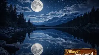 Moonlight Magic 🌕✨ | A Beautiful Night View Full of Peace & Serenity 🌌|| Villager vagabond|| #video 