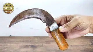 Rusty Karambit Knife Restoration Kerambit | Full Restoration #restoration #asmr  SPTR Restoration