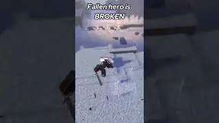 Fallen hero is BROKEN #chooseyourpower #roblox #montage #gaming