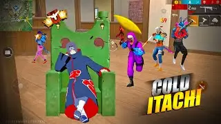 Itachi Most Dangerous Solo vs Squad Gameplay 🤯 21 Kills But Sad Ending  - Garena freefire #freefire 