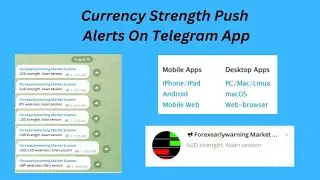 Push Alerts On Telegram For  8 Currencies