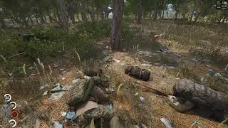 RaunchyMutt's SCUM - Crazy Moments: Naked player hiding in bush