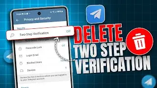 How to Delete Two-Step Verification on Telegram | Stop Telegram Two-Step Verification on Telegram
