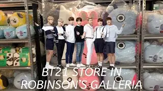 BT21 SHOP IN ROBINSON'S GALLERIA!