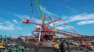 Port Kembla Stacker and Reclaimer Demolition Stage 2 Timelapse Footage