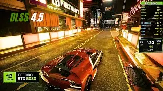 RTX 5080 – Cyberpunk 2077 | DLAA vs DLSS 4.5 Quality + MFG x4 (Path Tracing)
