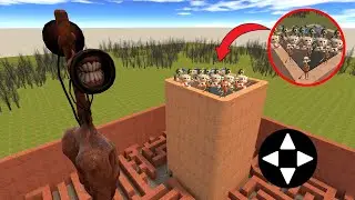 SIREN HEAD сражается с мемами Brainrot в битве Garry&rsquo;s Mod!