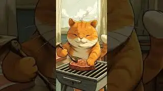 meowss cat eating meat