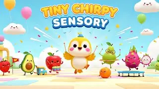 Baby Sensory Fun Animation and Upbeat Music - Low Stimulation Sensory Video for Toddlers