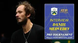 Интервью с Даниилом Медведевым перед турниром | Rolex Paris Masters