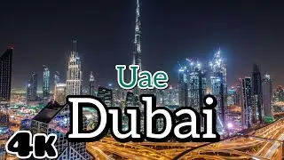 Dubai Night View in 4K | City of Lights | Night Drive