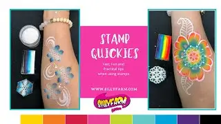 Rainbow Face Painting Stamp Quickies