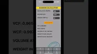 BUNKERING CALCULATION OF FUEL WEIGHT ACCORDING ASTM 54 B .