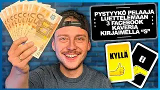 Pelataan HAASTE -peli&auml; oikealla rahalla